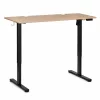 ModernHome elektromos, magasságállítható íróasztal 140x60 cm, 72-118 cm, világos tölgy