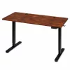 ModernHome elektromos állítható magasságú íróasztal 140x60 cm, distressed oak, 72-118 cm