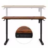 ModernHome elektromos állítható magasságú íróasztal 140x60 cm, distressed oak, 72-118 cm