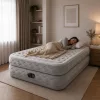 INTEX 64490 kétszemélyes felfújható matrac beépített elektromos pumpával 203x152x51 cm