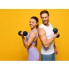MOVEPRO hatszögletű kézisúlyzó szett 2x3 kg fekete fitnesshez