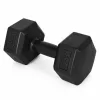 MOVEPRO hatszögletű kézisúlyzó szett 2x3 kg fekete fitnesshez