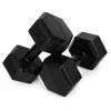 MOVEPRO hatszögletű kézisúlyzó szett 2x4 kg, fekete