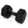 MOVEPRO hatszögletű kézisúlyzó szett 2x4 kg, fekete
