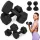 MOVEPRO hatszögletű kézisúlyzó szett 2x5 kg fekete fitnesshez