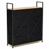 ModernHome loft komód 8 textil fiókkal, MDF, 80 cm