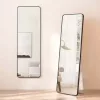 ModernHome nagyméretű szabadon álló tükör akasztási lehetőséggel, 159 cm