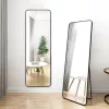 ModernHome nagyméretű szabadon álló tükör akasztási lehetőséggel, 159 cm
