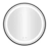 ModernHome kerek LED fürdőszobatükör, falra szerelhető, 80 cm, 3 szín, érintőkapcsolós, fényerőszabályzós
