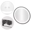 ModernHome kerek LED fürdőszobatükör, falra szerelhető, 80 cm, 3 szín, érintőkapcsolós, fényerőszabályzós