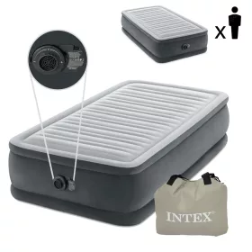  INTEX DELUXE egyszemélyes felfújható matrac pumpával 191x99 cm 64412ND