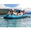 INTEX Excursion 5 felfújható csónak 5 személyes, pumpával, 2 evezővel és táskával