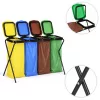 MultiGarden szelektív hulladékgyűjtő állvány 4x120 literes, 4 állásos