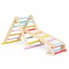 ECOTOYS LUNA fa Montessori mászóka gyerekeknek létrával és egyensúlyozóval