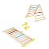 ECOTOYS LUNA fa Montessori mászóka gyerekeknek létrával és egyensúlyozóval