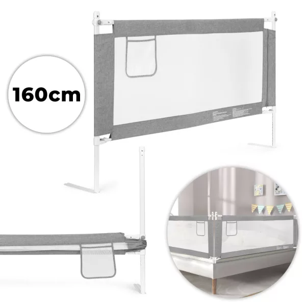 ECOTOYS gyerekágy leesésgátló védőrács 160 cm
