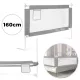 ECOTOYS gyerekágy leesésgátló védőrács 160 cm