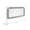 ECOTOYS gyerekágy leesésgátló védőrács 160 cm