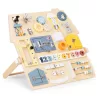 ECOTOYS nagy fa szenzoros busy board gyerekeknek, oktató foglalkoztató tábla XL
