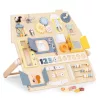 ECOTOYS nagy fa szenzoros busy board gyerekeknek, oktató foglalkoztató tábla XL