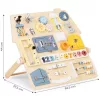 ECOTOYS nagy fa szenzoros busy board gyerekeknek, oktató foglalkoztató tábla XL
