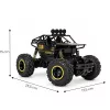MULTISTORE távirányítós terepjáró RC autó 1:16, 4x4 meghajtás, 4.8V 2000mAh akkumulátor