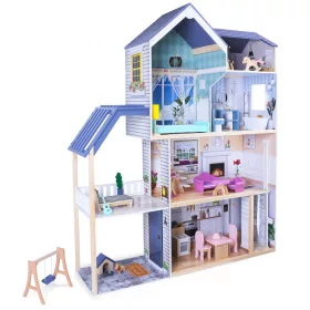   Baba ház XXL Maya 28 db-os ECOTOYS - gyerekszoba, játék, kreatív, fa, bútor