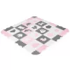 Habos szőnyeg kerítéssel puzzle száraz medence 36 elemes ECOTOYS