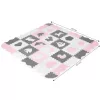 Habos szőnyeg kerítéssel puzzle száraz medence 36 elemes ECOTOYS