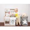 ECOTOYS fa játékkonyha gyerekeknek kiegészítőkkel