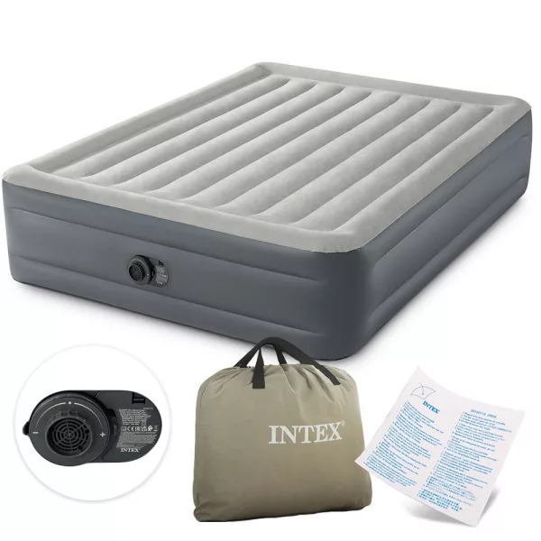 INTEX felfújható matrac beépített pumpával 203x152 cm 64126