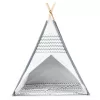 ECOTOYS gyerek játszósátor teljes padlóval tipi wigwam kialakítással