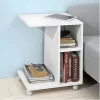ModernHome dohányzóasztal vagy éjjeliszekrény kerekekkel, tárolóval