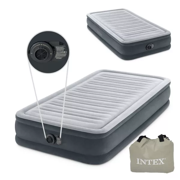 INTEX egyszemélyes felfújható matrac beépített pumpával 191x99 cm 67766ND