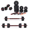 MOVEPRO állítható súlyzó- és rúdszett 2x15 kg, 30 kg rúd