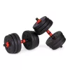 MOVEPRO állítható súlyzó- és rúdszett 2x15 kg, 30 kg rúd