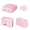 ECOTOYS moduláris gyerekfotel, 8 puha párnával, összecsukható, rózsaszín