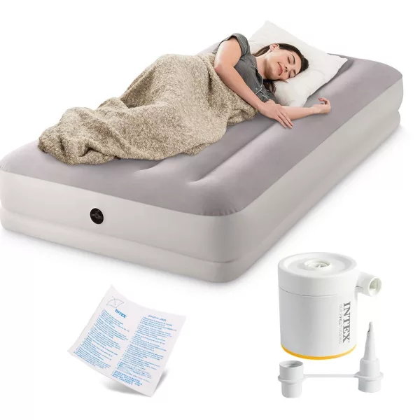INTEX felfújható egyszemélyes alvómatrac USB pumpával 191x99x30 cm 64177