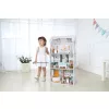 ECOTOYS Alice babaház 3 szinttel, 4 szobával, 9 bútoros készlet