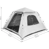 MultiGarden pop-up kempingsátor 4 személyes, iglu, 1500 mm vízálló