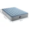 INTEX dupla felfújható matrac beépített elektromos pumpával 203x152x36 cm