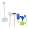 ECOTOYS fa gyermek takarítókészlet felmosóval, seprűvel és lapáttal, 7 részes