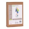 ECOTOYS fa gyermek takarítókészlet felmosóval, seprűvel és lapáttal, 7 részes