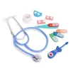 ECOTOYS fa doktor játékszett orvosi táskával gyerekeknek, 28 darab