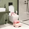 ECOTOYS rózsaszín gyermek WC-szűkítő fellépővel és platformmal