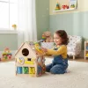 ECOTOYS fa készségfejlesztő busy house gyerekeknek, oktatópanel, XXL, 30 részes