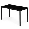ModernHome étkezőasztal vagy íróasztal 4-5 főre, 120x60 cm, fekete