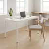 ModernHome konyhai étkezőasztal vagy számítógépasztal 4-5 személyes 120x60 cm fehér