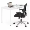 ModernHome konyhai étkezőasztal vagy számítógépasztal 4-5 személyes 120x60 cm fehér