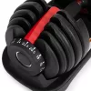 MOVEPRO állítható öntöttvas kézisúlyzó állvánnyal 2.5-24 kg